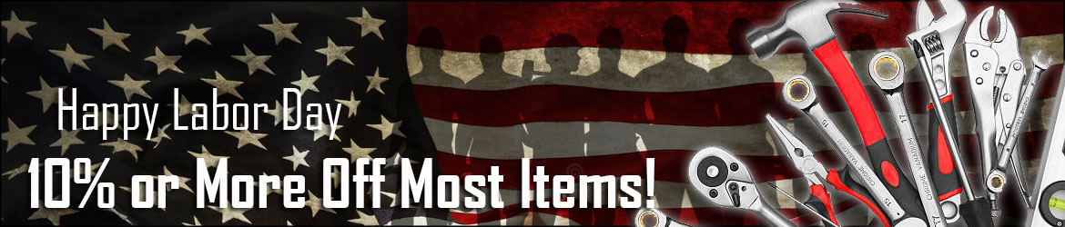 Save up to 10% on most items for Labor Day.