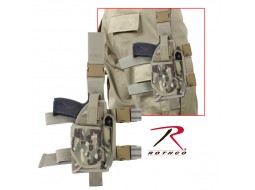 ROTHCO DELUXE ADJ DROP LEG HOLSTER - MULTICAM   