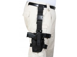 ROTHCO DELUXE ADJUSTABLE DROP LEG HOLSTER - BLK 