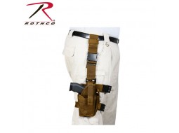 ROTHCO DELUXE ADJUSTABLE DROP LEG HOLSTER-COYOTE
