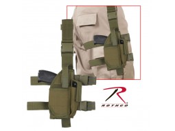 ROTHCO DELUXE ADJUSTABLE DROP LEG HOLSTER - OD  