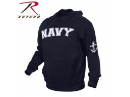 ROTHCO NAVY PULLOVER HOODIE-NAVY BLUE  