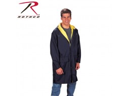 ROTHCO 3/4 LENGTH RAIN PARKA - NAVY/YELLOW 