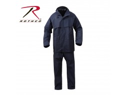 ROTHCO 2-PC PVC COATED NYLON RAINSUIT - NAVY    