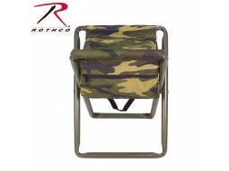 ROTHCO DELUXE STOOL W/POUCH - WOODLAND CAMO