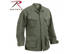 ROTHCO OD VINTAGE VIETNAM FATIGUE SHIRT - R/S   