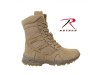 ROTHCO FORCED ENTRY DESERT TAN SIDE ZIP BOOT/ 8''