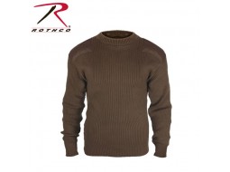 ROTHCO ACRYLIC COMMANDO SWEATER - BROWN