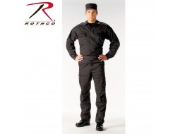 ROTHCO 2 POCKET BDU SHIRT - BLACK 