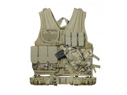 ROTHCO TACTICAL CROSS DRAW VEST - MULTICAM 