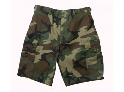 ROTHCO BDU SHORT P/C - WOODLAND CAMO   