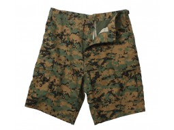 ROTHCO BDU SHORT P/C - WOODLAND DIGITAL CAMO    