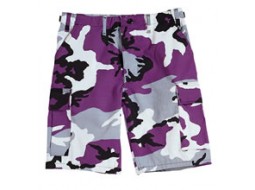 ROTHCO BDU SHORT P/C - ULTRA VIOLET CAMO   