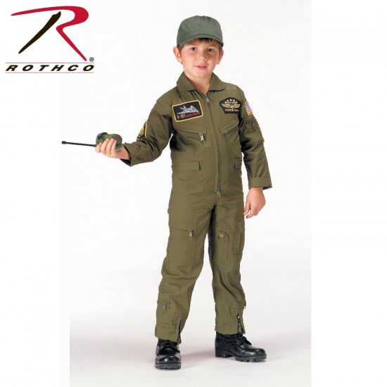 ROTHCO KIDS AVIATOR FLIGHT COVERALL - OLIVE DRAB