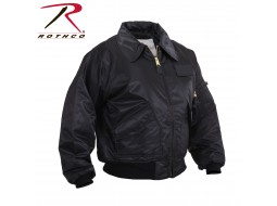 ROTHCO CWU-45P FLIGHT JACKET-BLACK