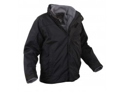 ROTHCO ALL WEATHER 3 IN 1 JACKET - BLACK   