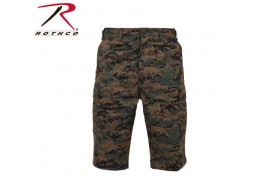 LONGER STYLE BDU SHORT - WOODLAND DIGITAL CAMO  