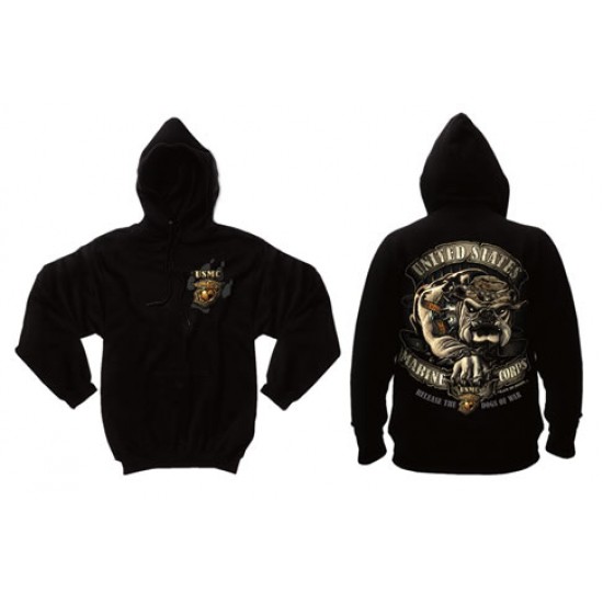 BI - USMC BULLDOG HOODIE