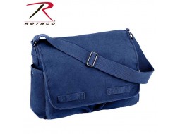 ROTHCO HW CANVAS CLASSIC MESSENGER BAG - BLUE   